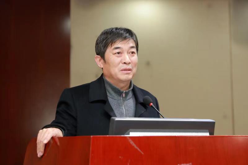 业务科室正职进行了2020年度述职,在家院领导徐民,曹铭锋,肖强,王俊勤